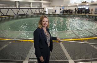Minister at FloWave's Ocean Energy Research Facility